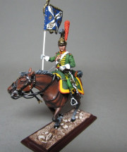 Westfalia garde light regiment, the standardbaerer