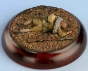 The killed soldier of Red Army