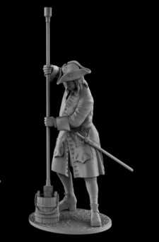 Swedish artilleryman, early 18th century