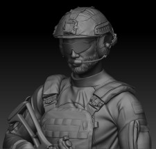 Bundeswehr Soldier ISAF with G36 V3