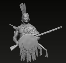 Hidatsa warrior