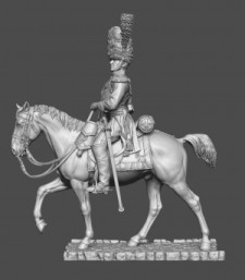 Officer of the Guards Mounted Grenadiers, Württemberg 1809-14