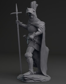 European knight from the late 14th c