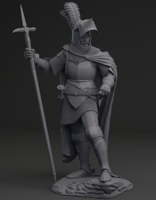 European knight from the late 14th c