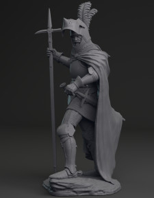 European knight from the late 14th c